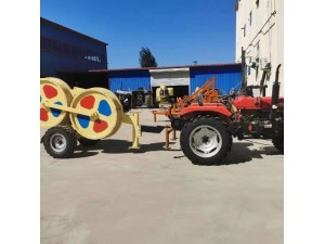 拉电缆牵引用四轮绞磨 电力工程放线用牵引机