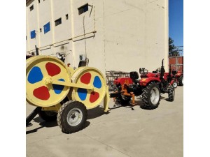 架空地下电缆施工机具 拖拉机改装牵引绞磨
