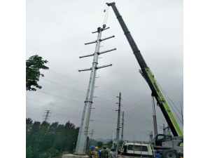 杭工电力钢杆10-220kv 钢管杆 电力钢管塔 生产厂家