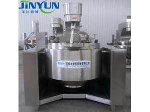 行星炒米炒面锅琥珀核桃行星搅拌锅 螺蛳粉料理包炒制生产线