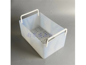 PFA过滤槽可定制孔径带四氟把手半导体用PFA清洗槽耐腐蚀