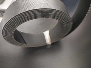 西格林1.8MM高导电托盘输送机平皮带双面黑色纤维面30宽